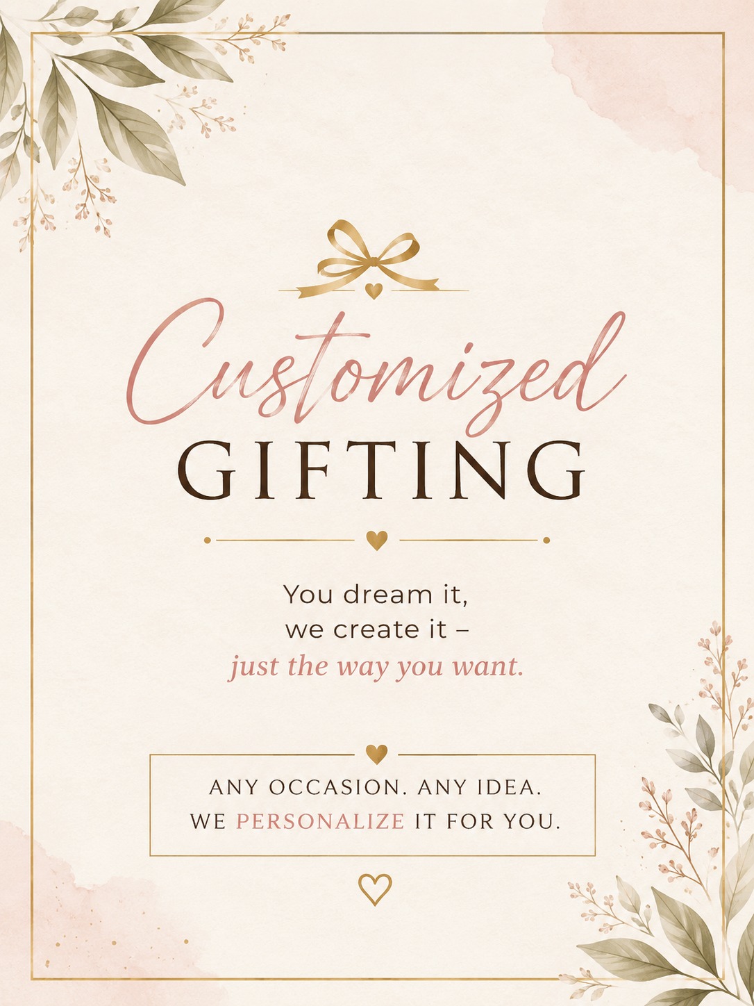 Customized Gifting — Hamper